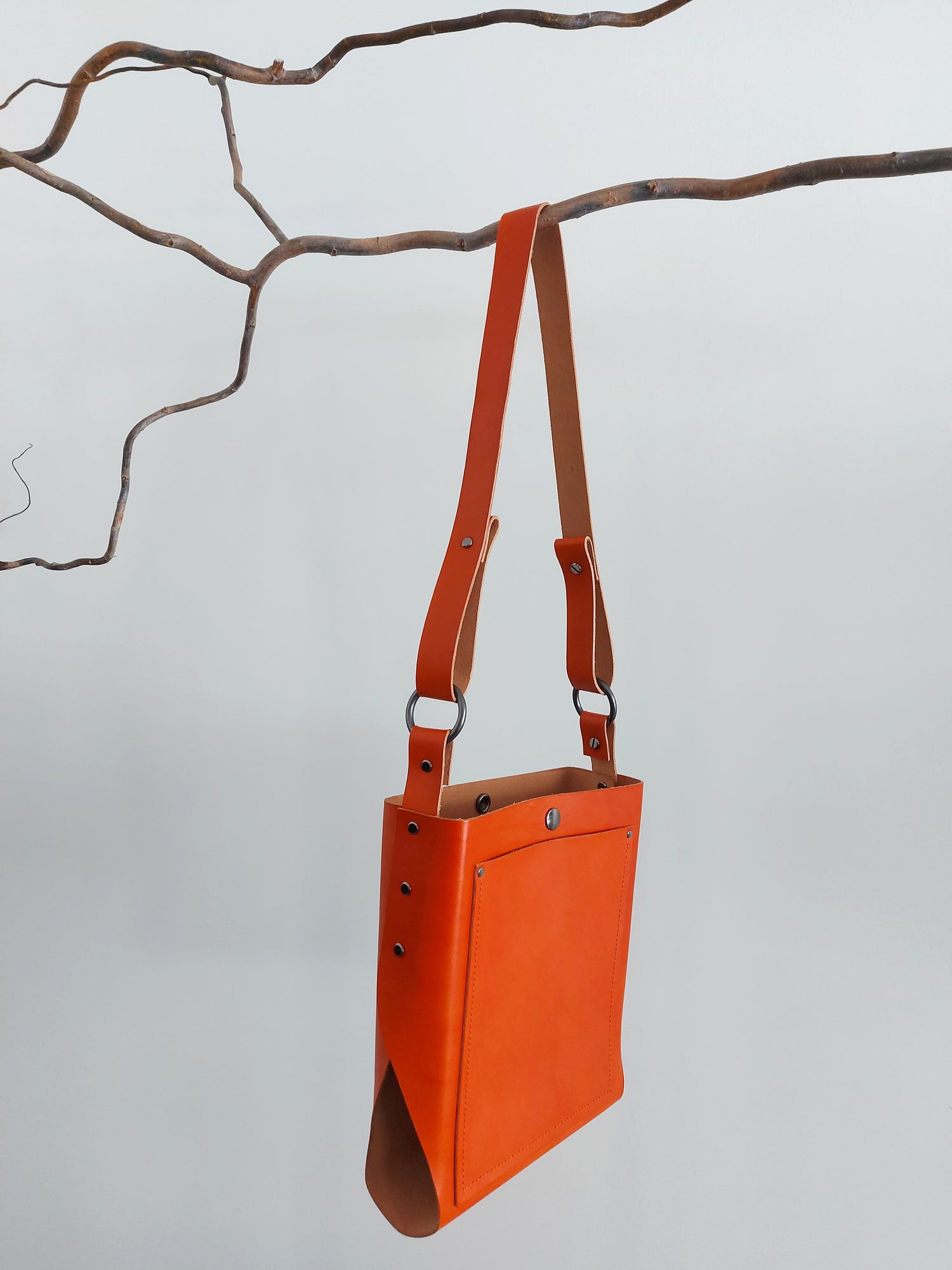 Leather Shell Add-on for Boxy City Bag