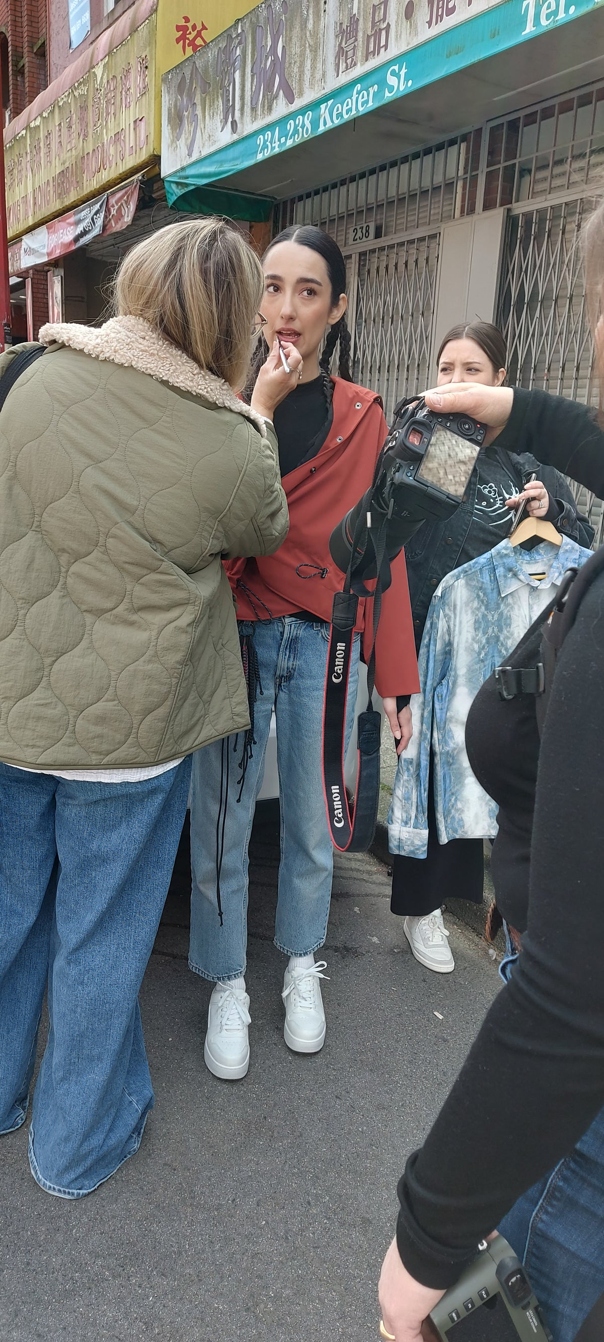 Behind the Scenes with September Archive Apparel. Photographed by Sheila Wong.