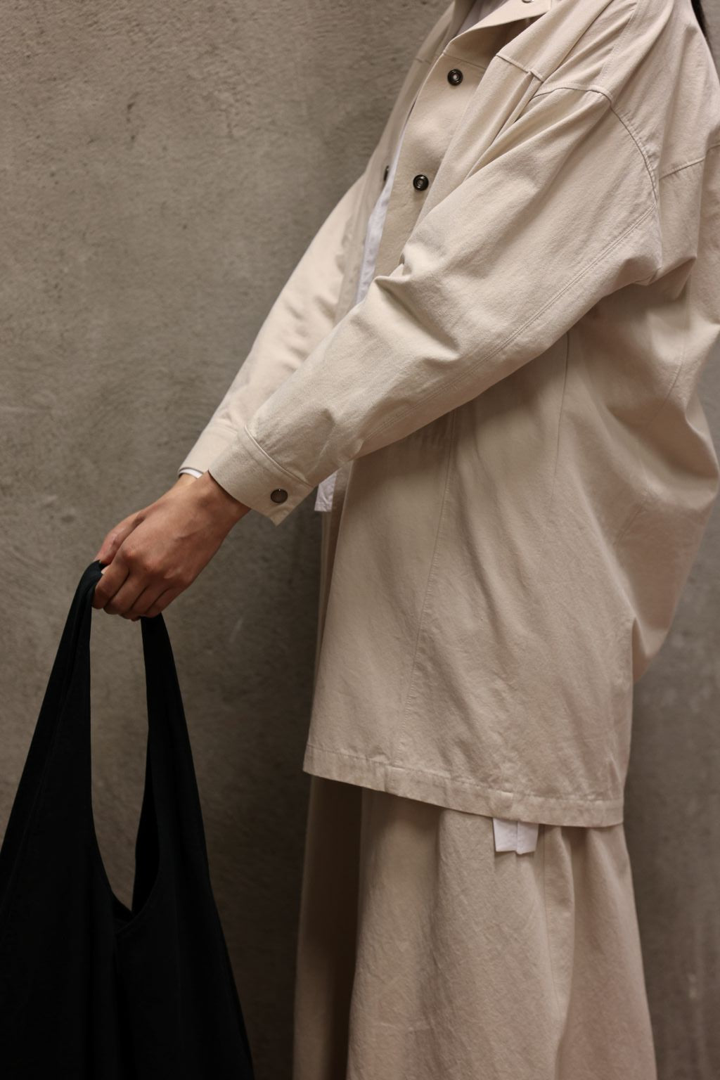 Atelier Jacket by September Archive. Cream cotton jacket. Photo by Karin Hatch.