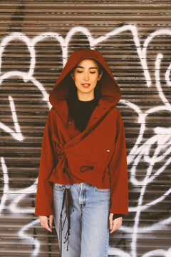 Short City Coat by September Archive. Photographed by Trevor Brady.