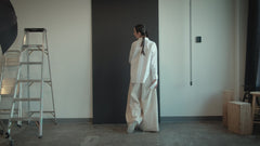 Jellyfish Tailored Shirt by September Archive. White tailored shirt. Video Captured by Trevor Brady.